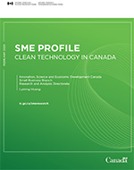 Cover of the report SME Profile: Clean technology in Canada
