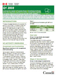 Cover of the Venture Capital Monitor - Q1 2008 issue