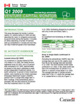 Cover of the Venture Capital Monitor - Q1 2009 issue