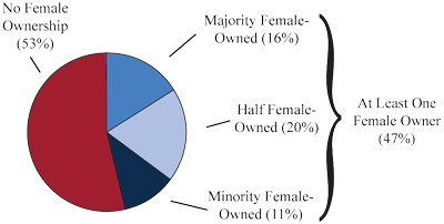 Figure 1: Gender Distribution of SME Ownership (the long description is located below the image)