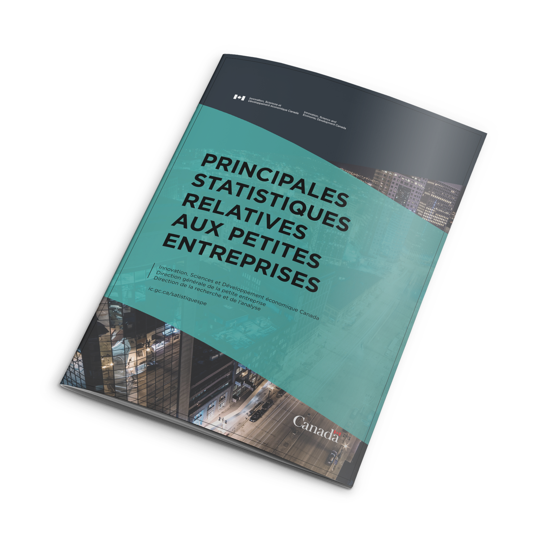Couverture de la publication Principales statistiques relatives aux petites entreprises de 2022