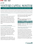 Cover of the Venture Capital Monitor - Q3 2007 publication